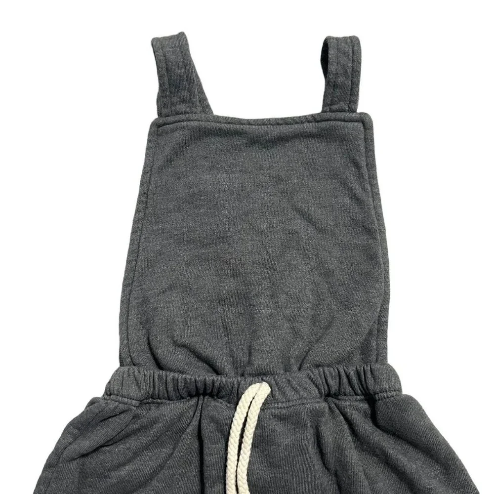 Lulu + Roo 4/5Y **Runs Small** Grey Short Romper